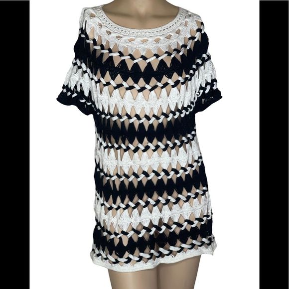Chicot’s sz S/M crotchet blouse or swimsuit coverup - Picture 5 of 13